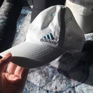 White Adidas hat